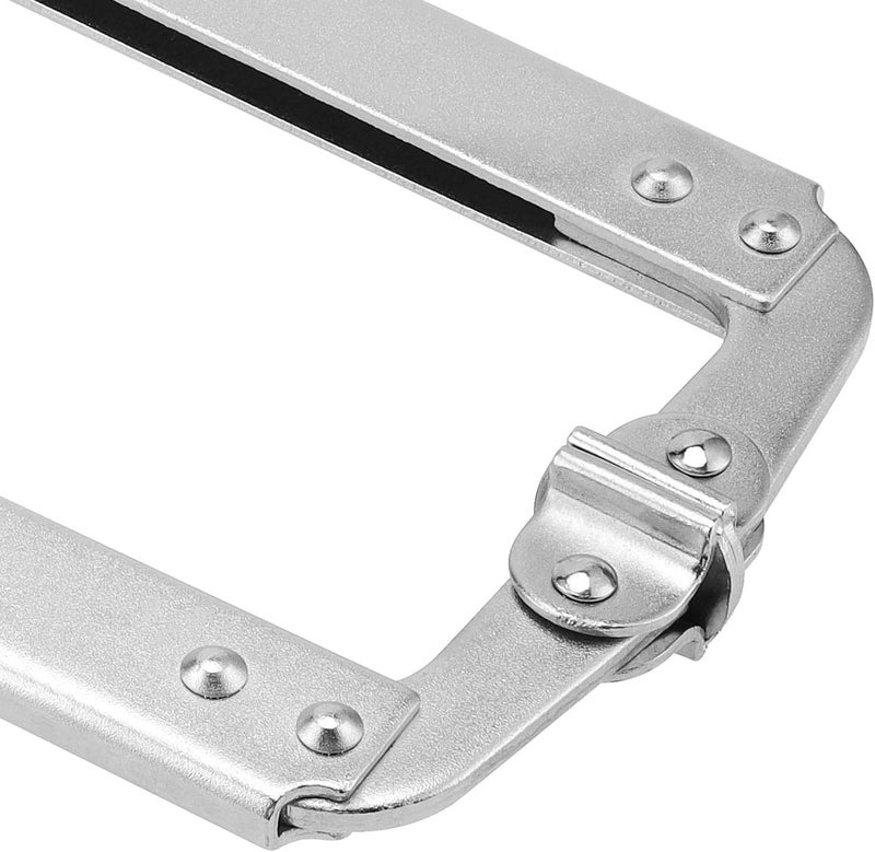 PINGEUI 4 PCS 18 Inch C Clamp Locking Pliers, Heavy Duty C Clamps with Swivel Pads and Rubber Handle Sleeve, Adjustable Welding Woodworking Tools, 7 Inch Max Jaw Opening - Image 3